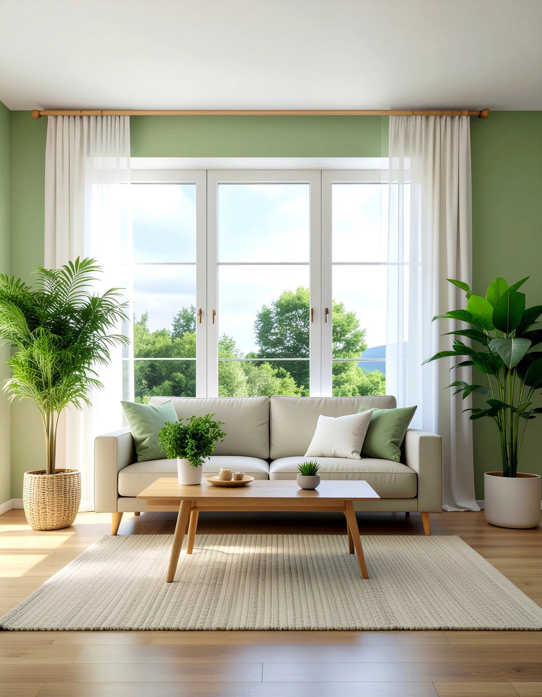 Sage Green Wallpaper - 30 living room minimalist wallpapers