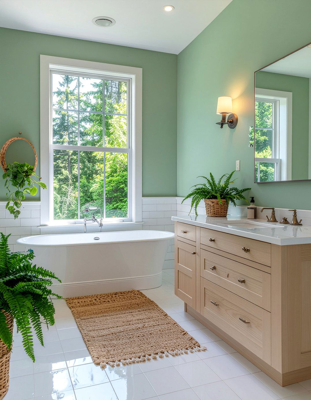 Sage green bathroom - 30 perfect bathroom ideas