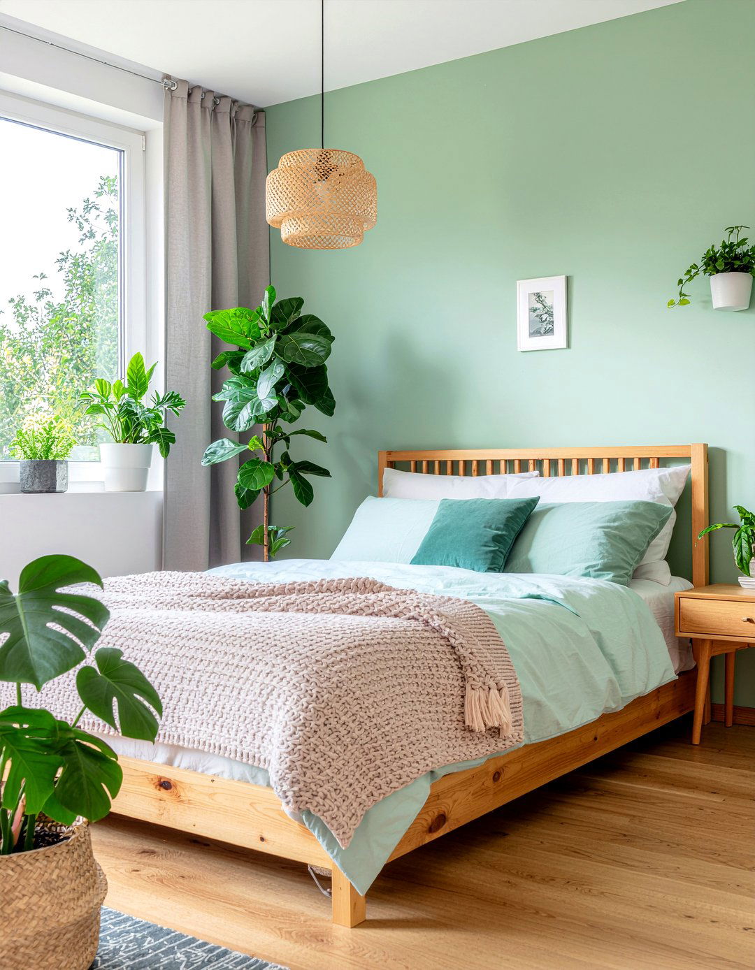 Sage green bedroom - 30 bedroom color ideas