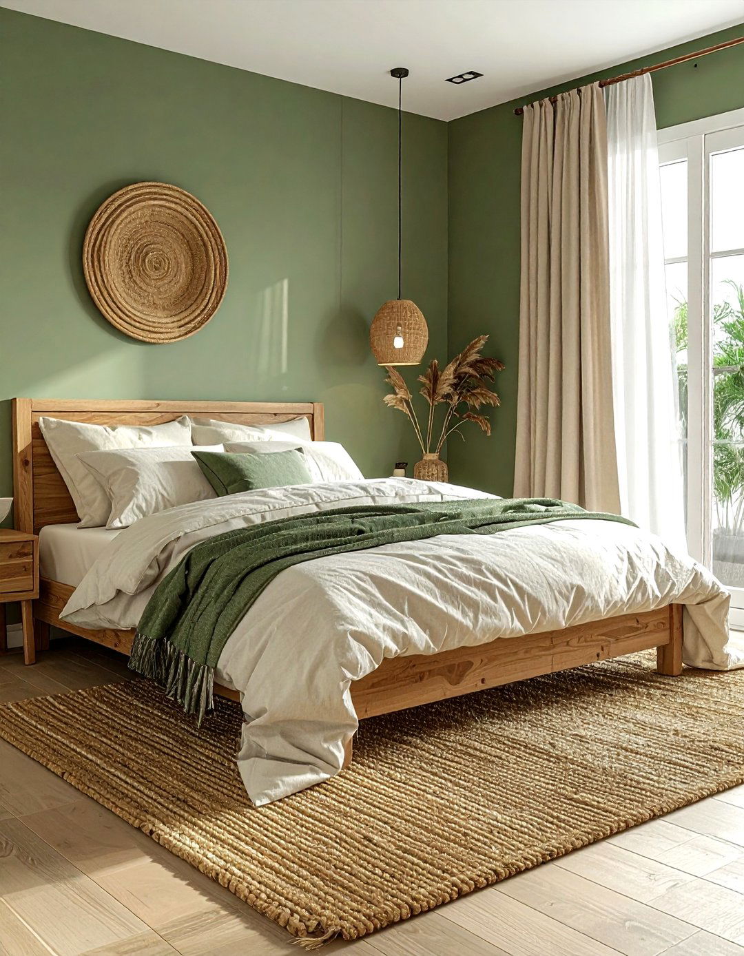 Sage green bedroom - 30 cool green bedroom ideas