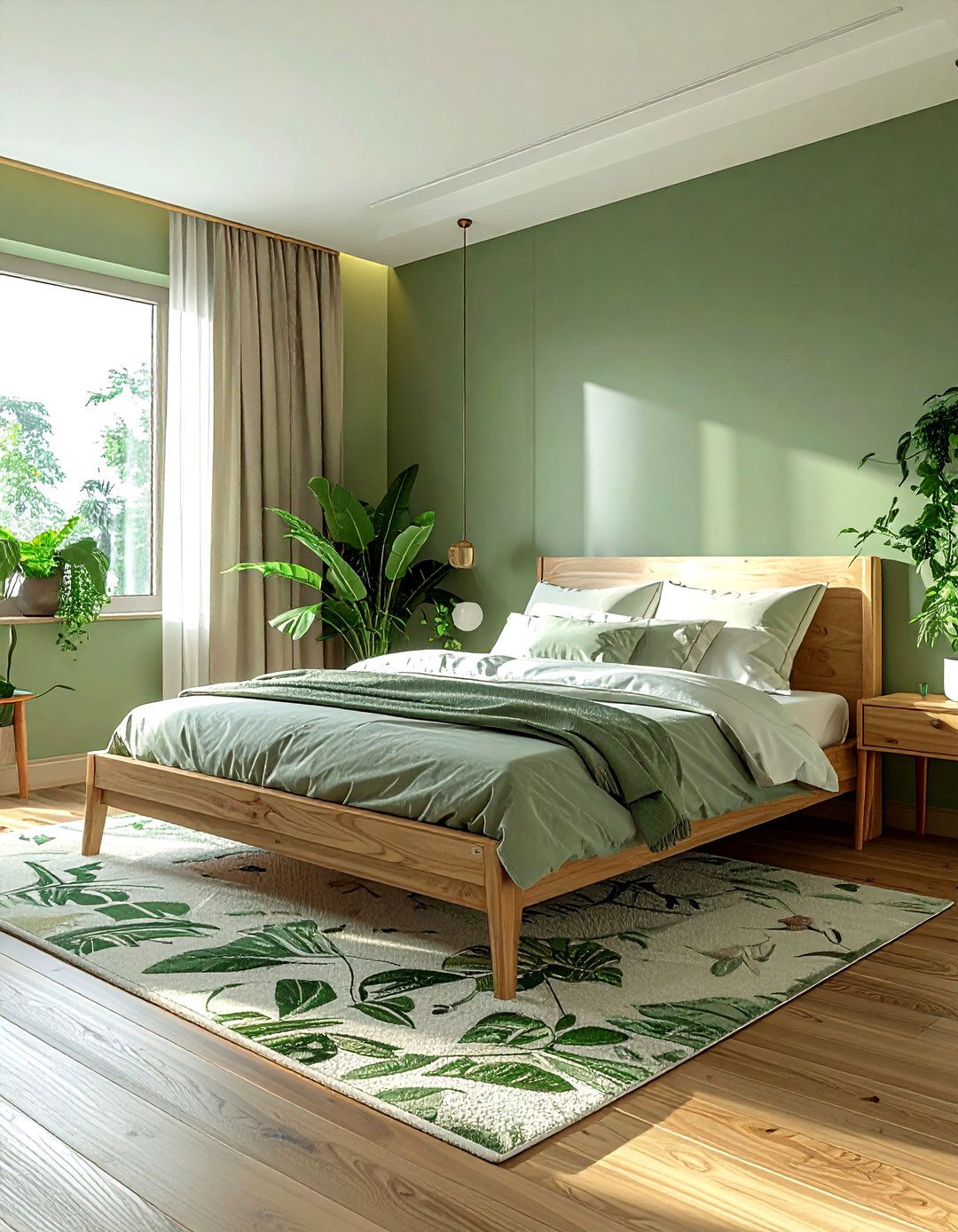Sage green bedroom - 30 desert modern decor ideas