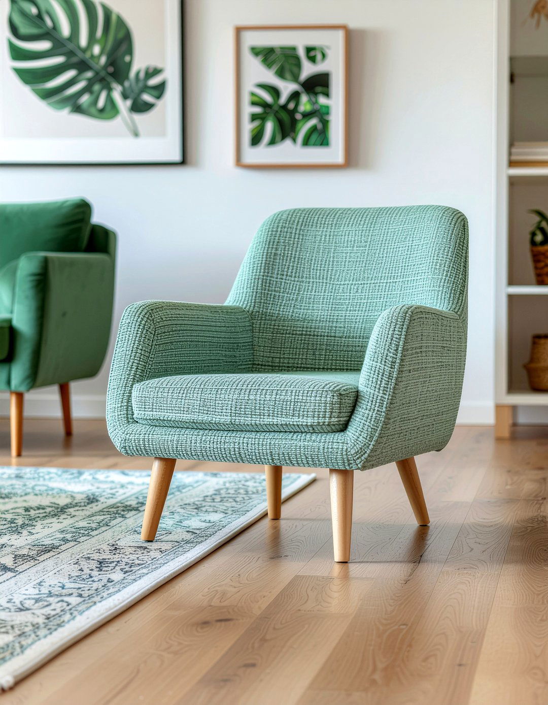 Sage green club chair - 30 living room club chair ideas