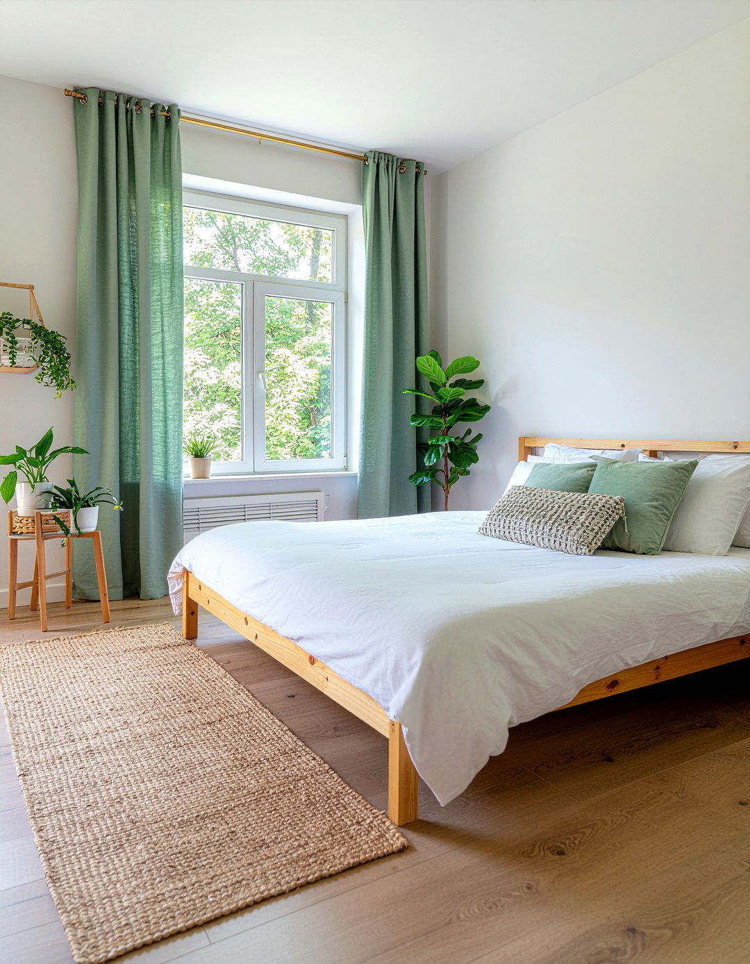 Sage green curtains - 30 bedroom drapes