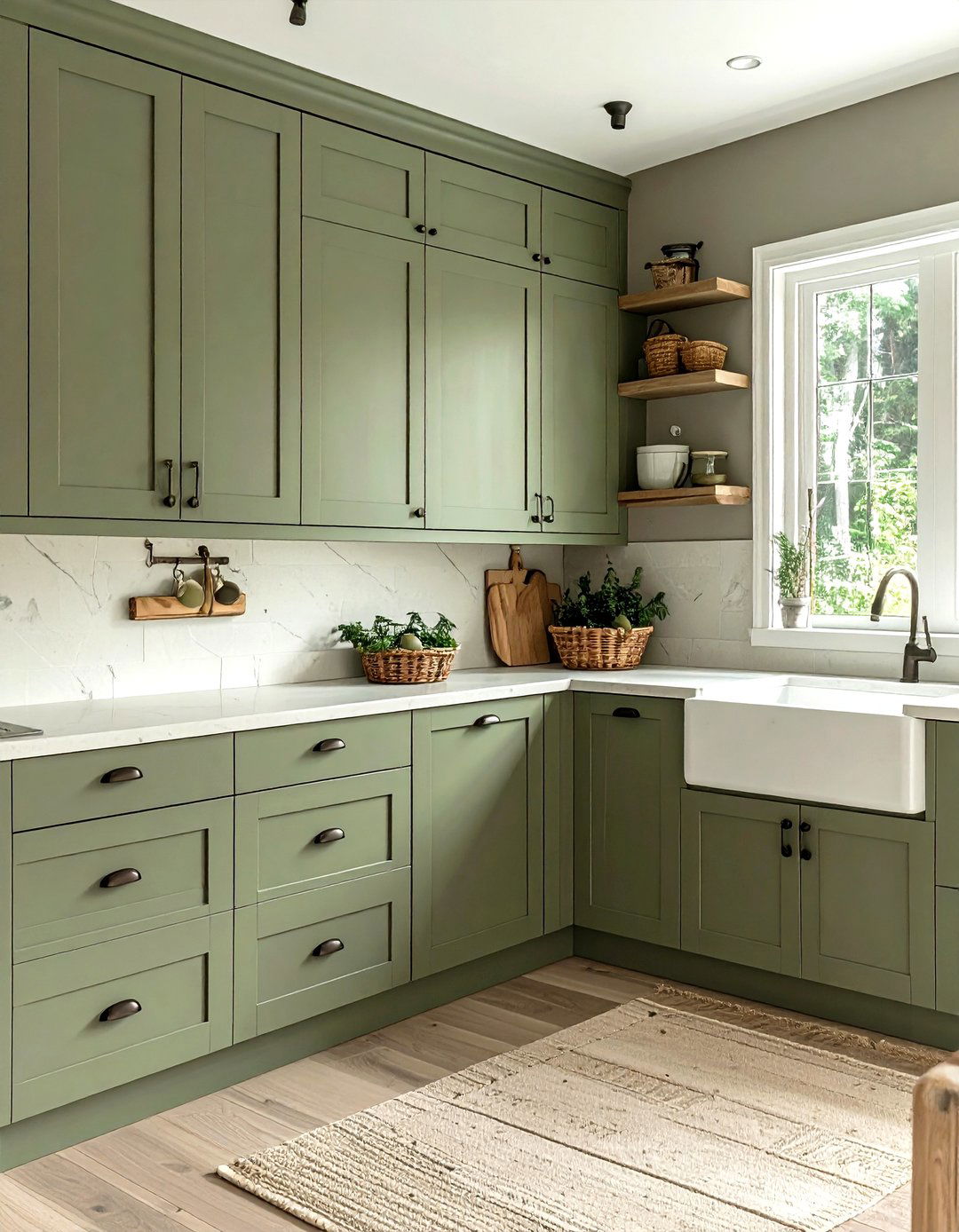 Sage green kitchen - 30 kitchen ideas