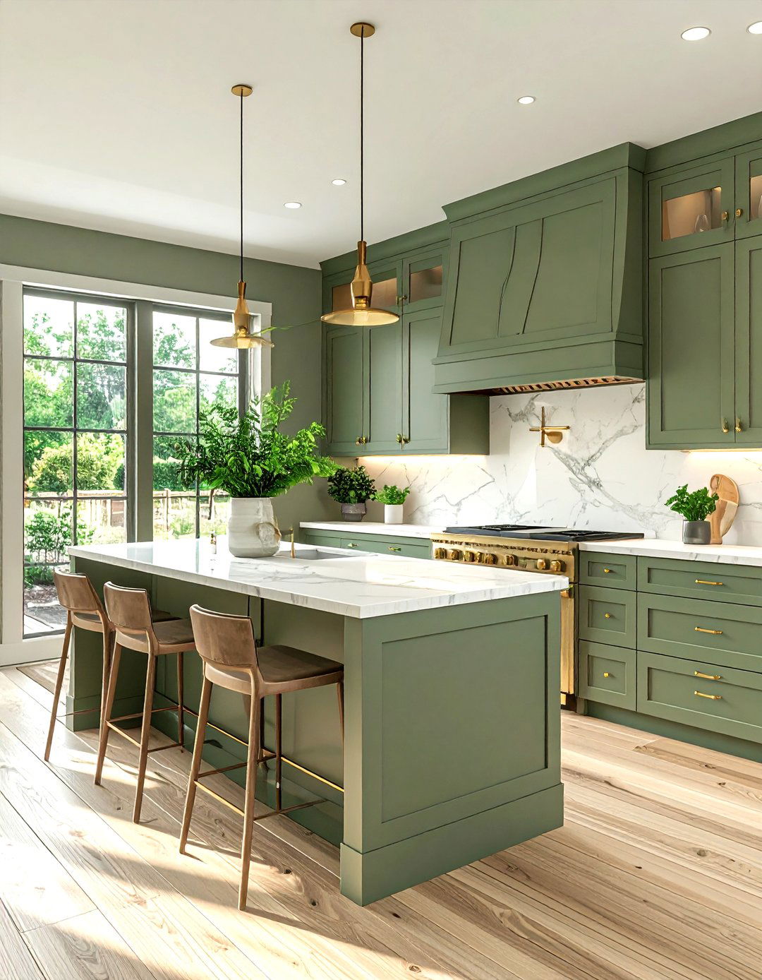 Sage green kitchen - 30 ranch kitchen ideas