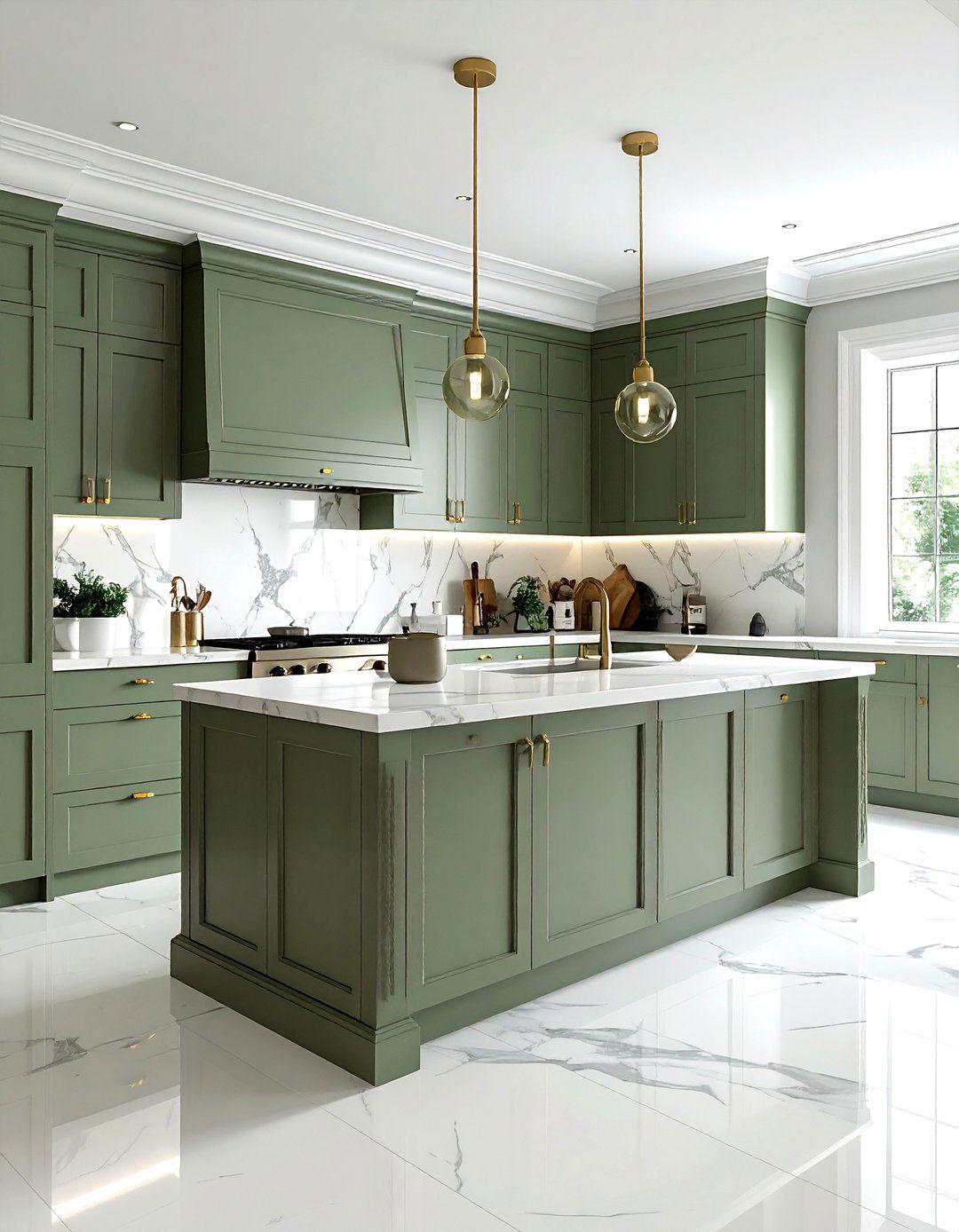 Sage green kitchen - 30 Real Simple decor ideas