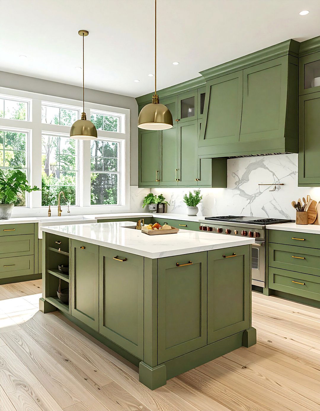 Sage green kitchen - 30 cool green kitchen ideas