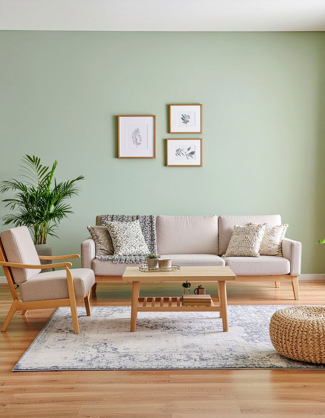 Sage green neutral wallpaper - 30 living room neutral wallpapers