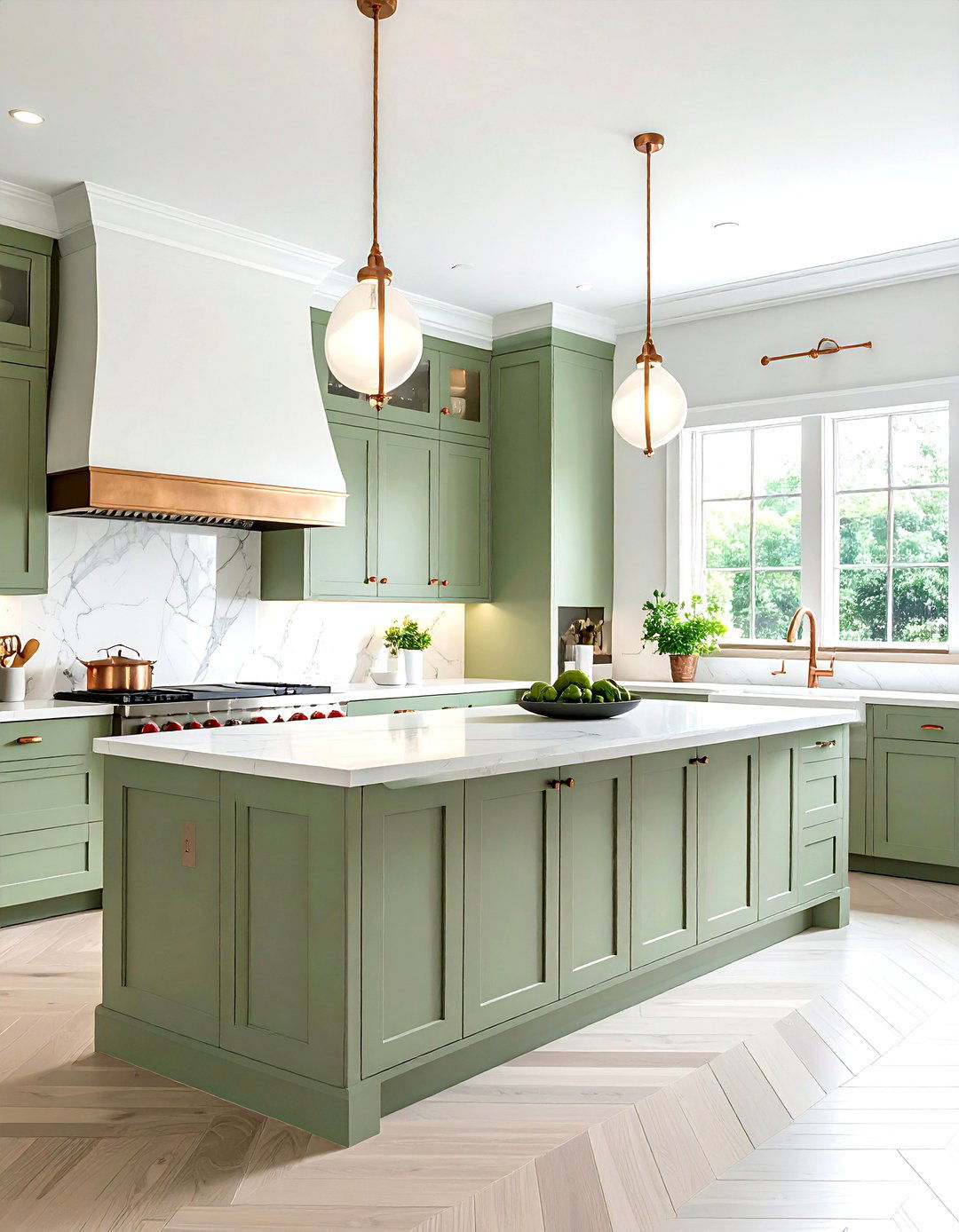 Sage green wainscoting - 30 kitchen wainscoting ideas