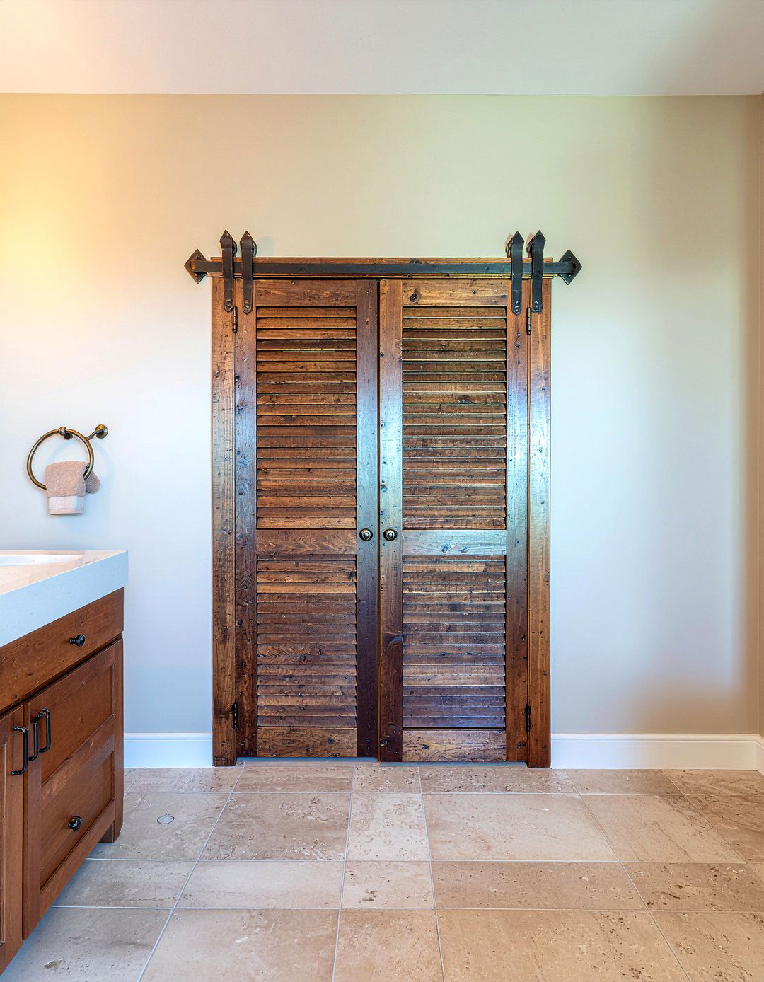 Saloon Bathroom Door - 30 bathroom door ideas