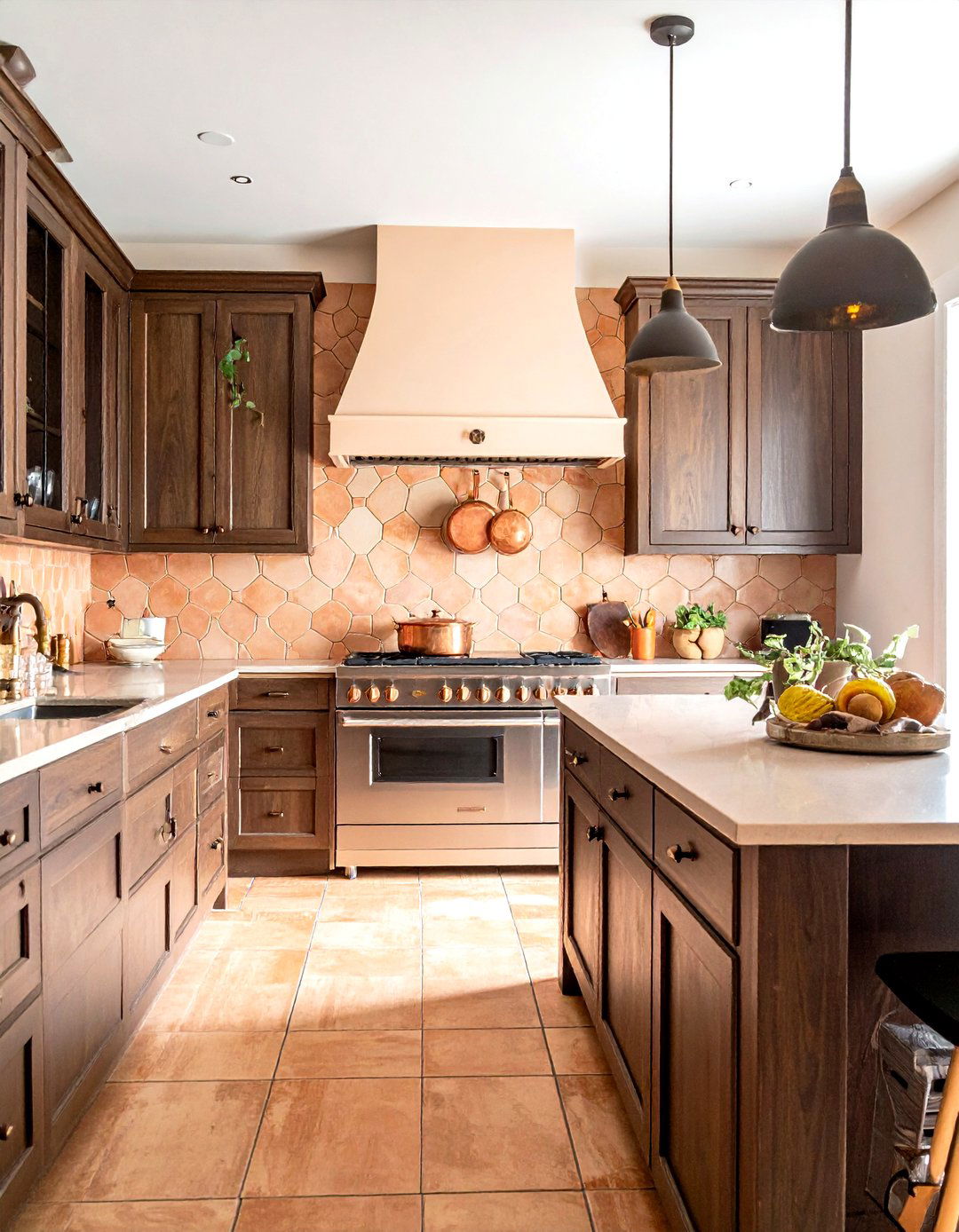 Saltillo tile backsplash - 30 Spanish tile kitchen backsplash ideas