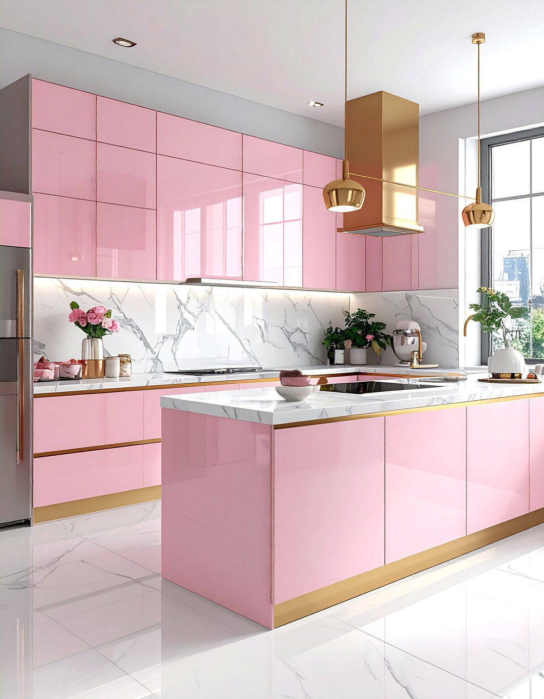 Samsung Bespoke Rose Pink Kitchen - 30 Samsung kitchen ideas