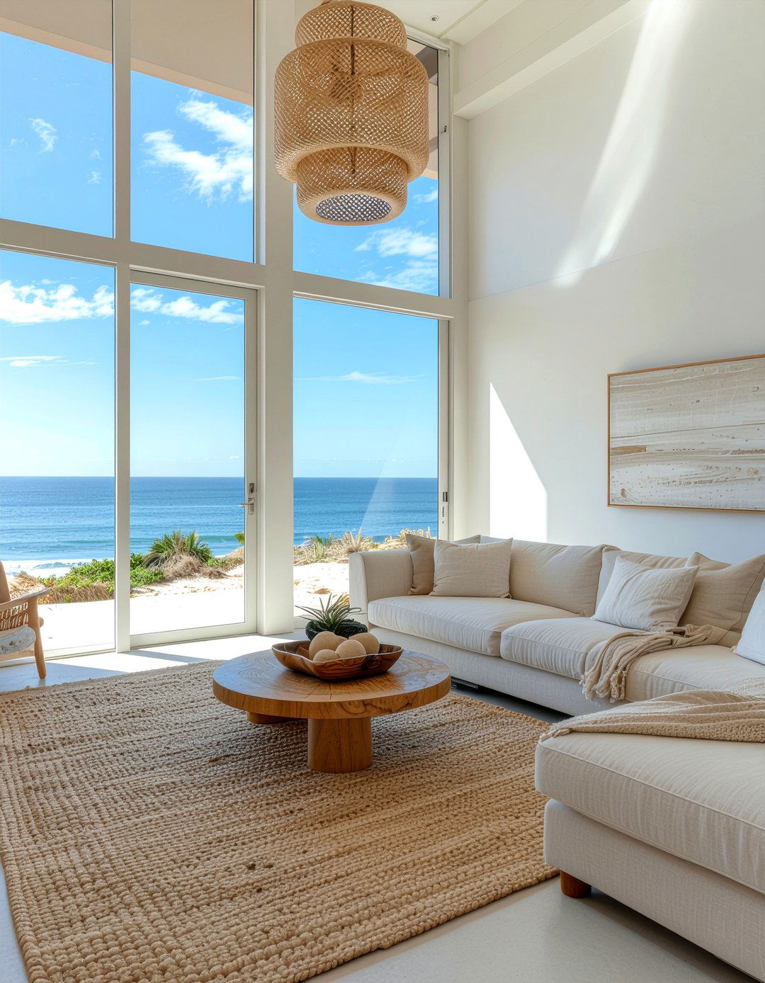 Sand Color Living Room - 30 nature themed living room ideas