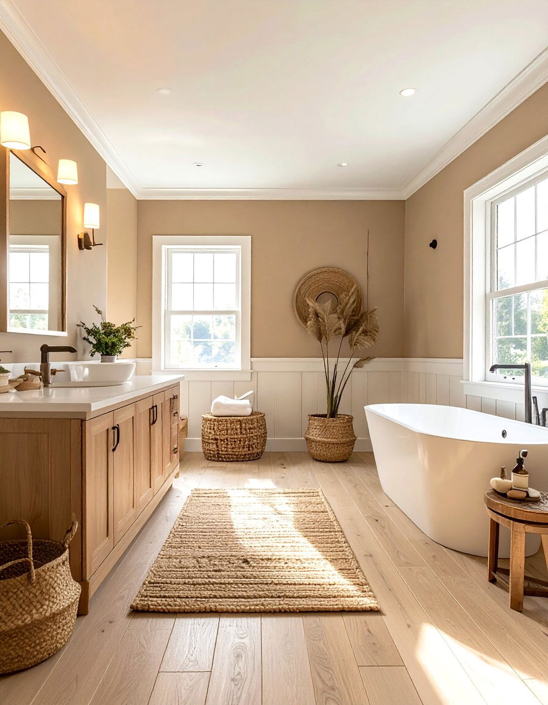 Sand Colored Bathroom Paint - 30 earthy bathroom ideas