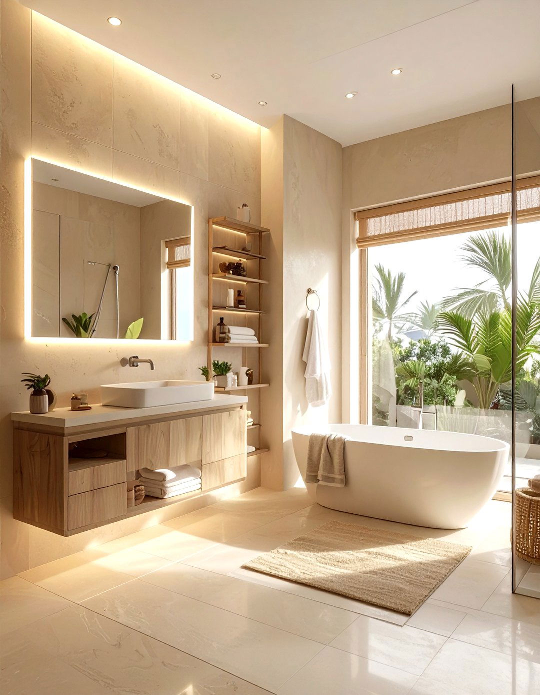 Sand Colored Bathroom - 30 neutral bathroom ideas