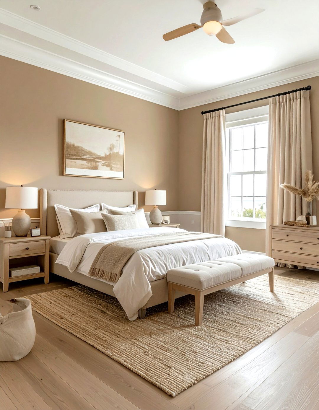 Sand colored paint - 30 beach decor ideas