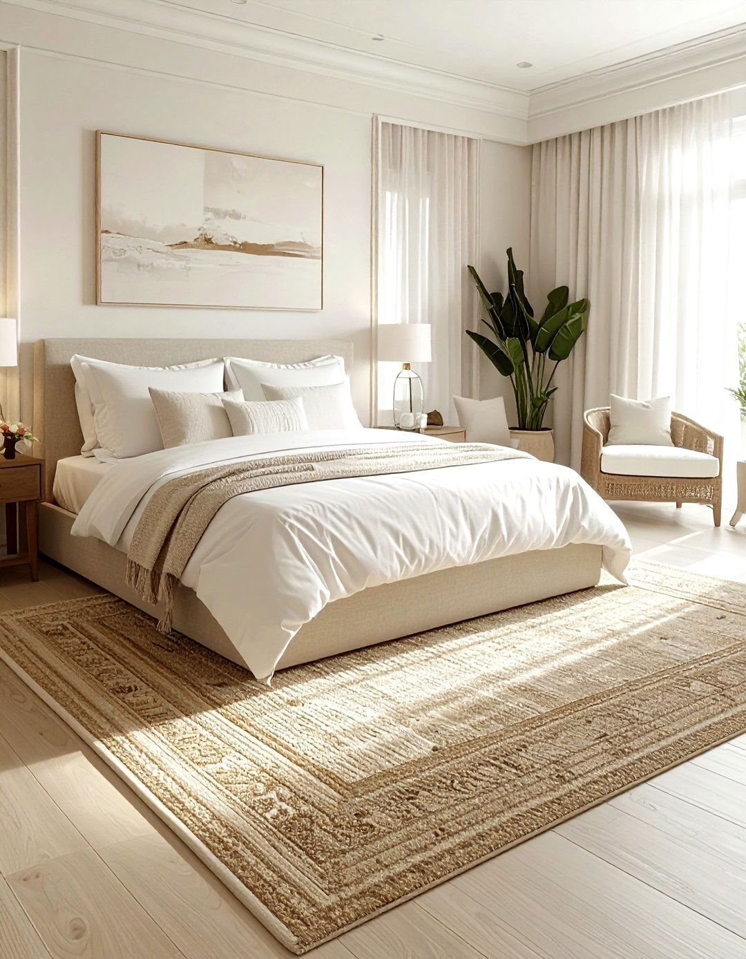 Sand colored rug - 30 neutral rug ideas