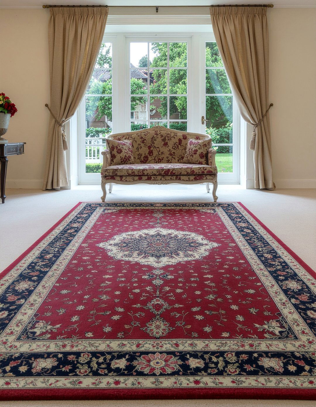Sarouk Floral Rug - 30 living room oriental rugs