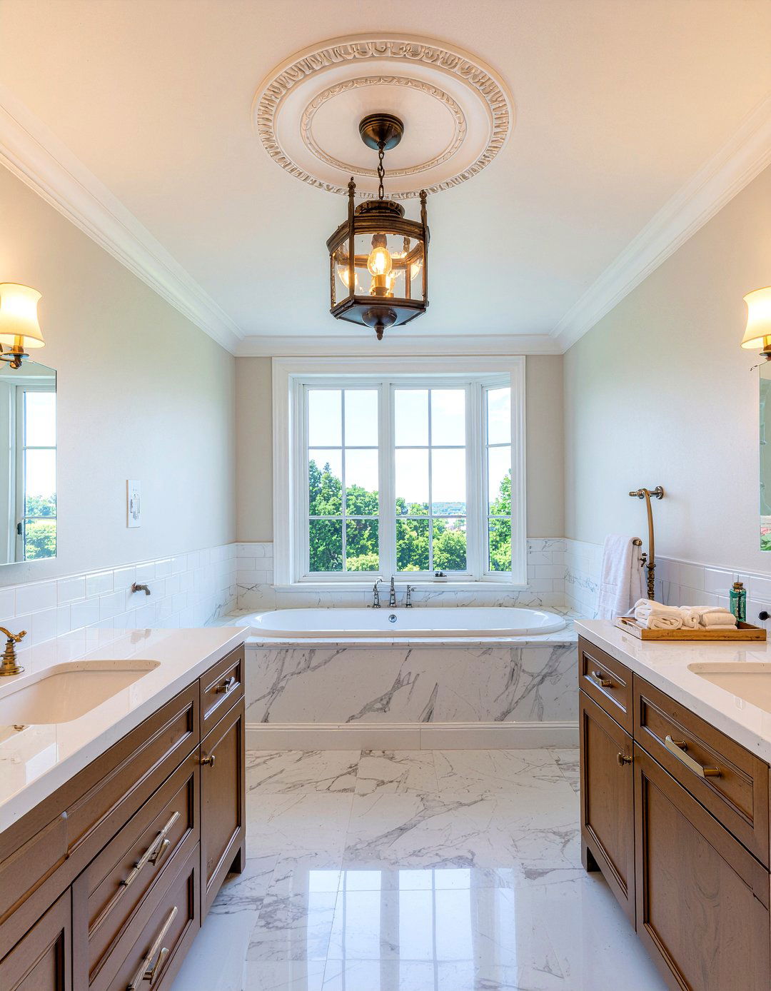 Sash window treatments - 30 Georgian bathroom ideas