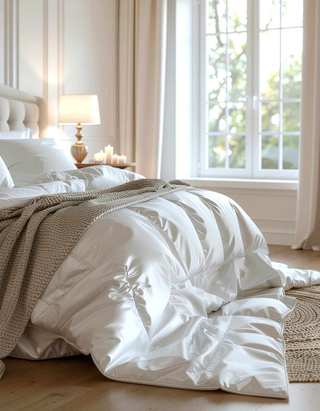 Sateen Finish Down Comforter - 30 bedroom down comforters