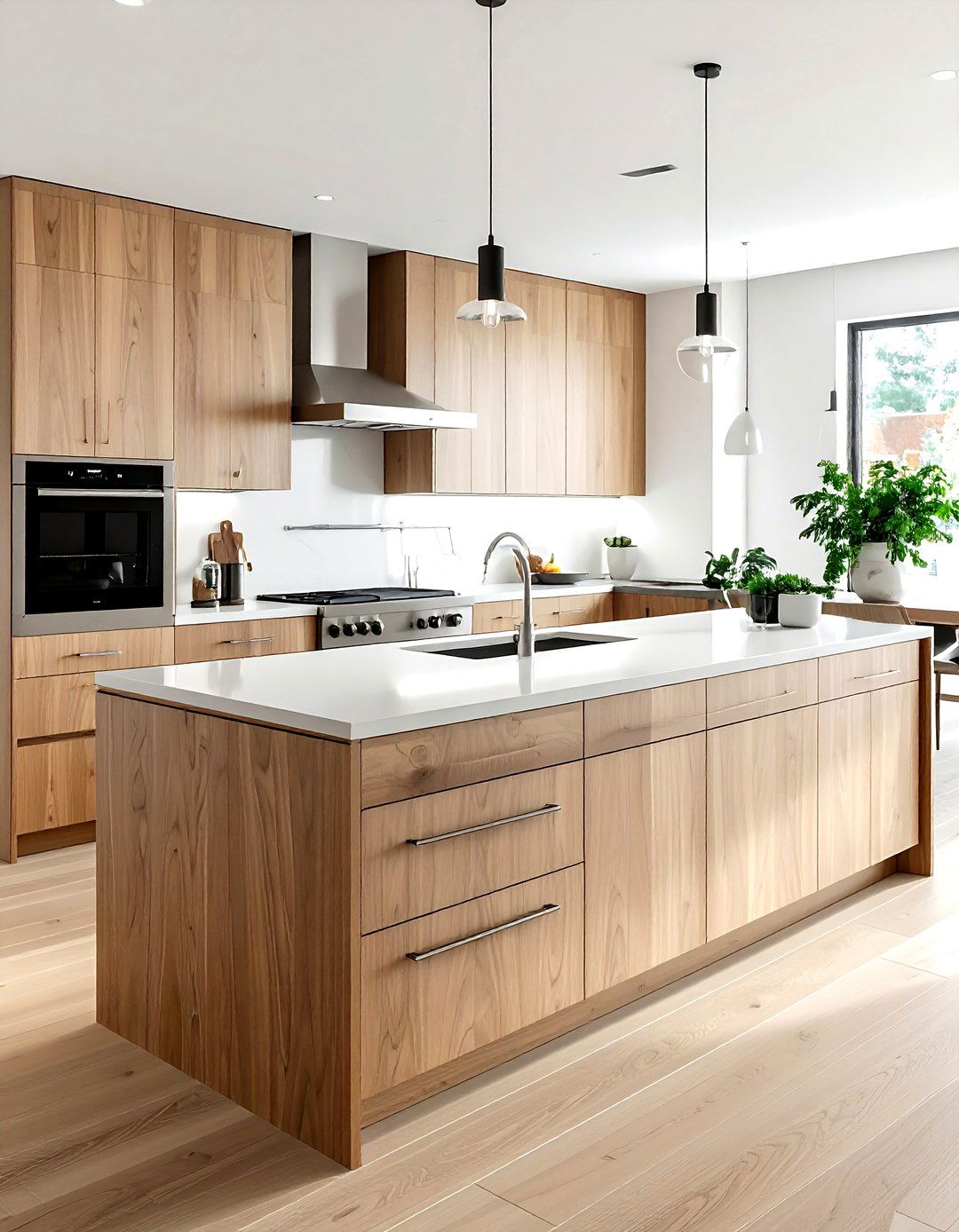 Satin Nickel Finger Pulls - 30 kitchen hardware ideas