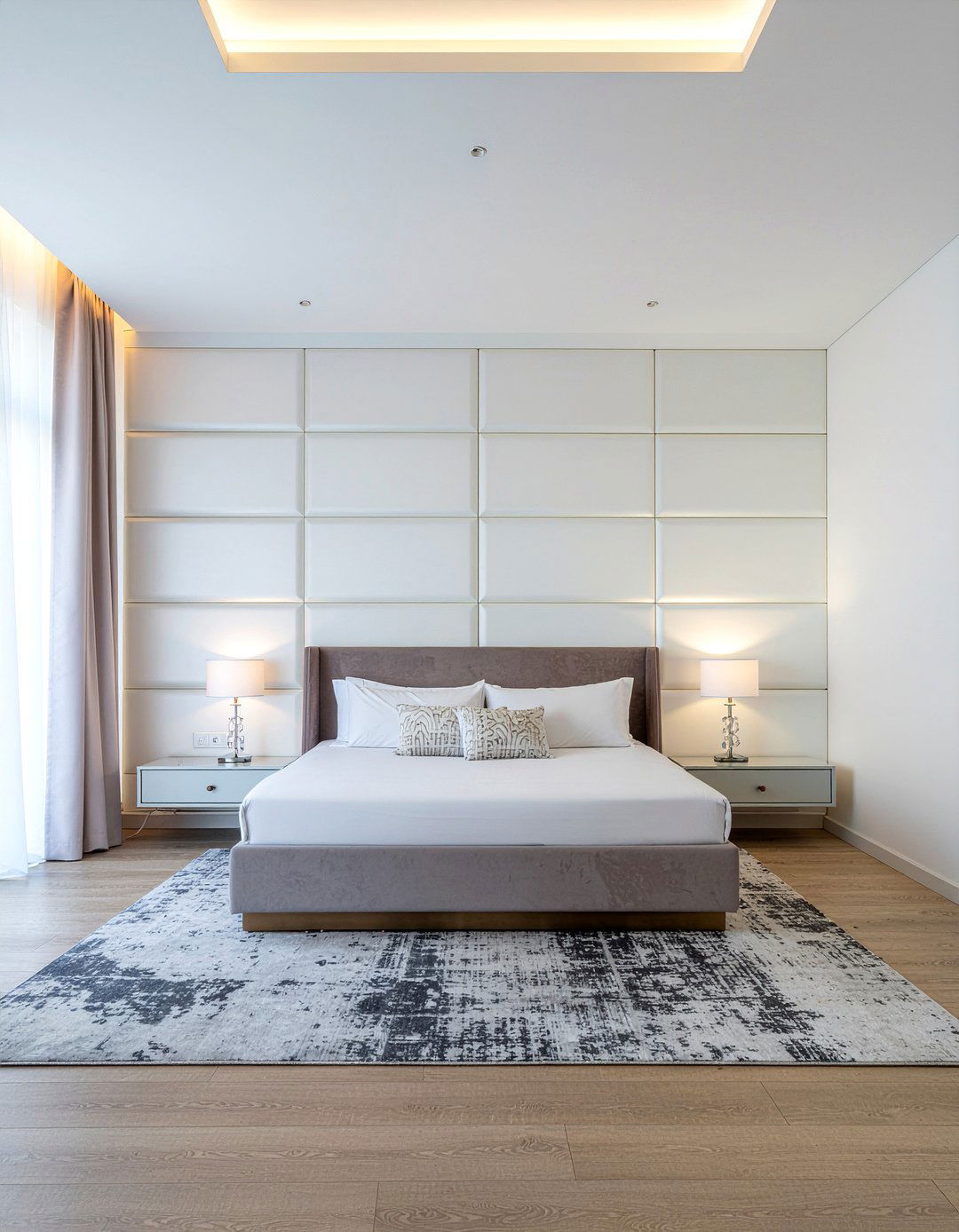 Satin Wall Panels - 30 satin bedroom ideas