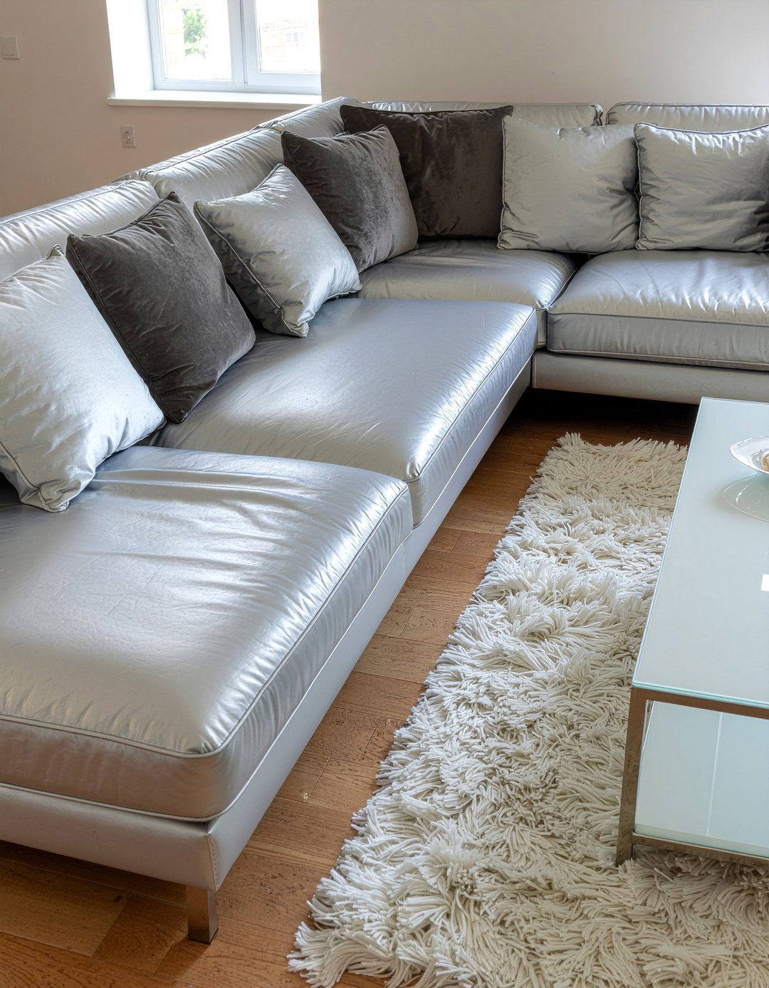 Satin slipcovers - 30 satin living room ideas