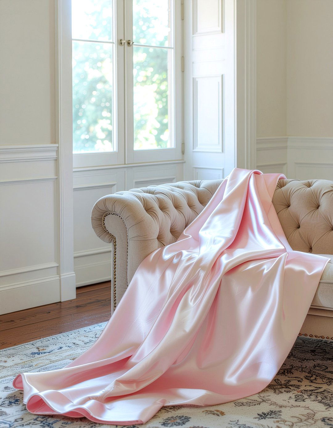 Satin trim blanket - 30 living room throws