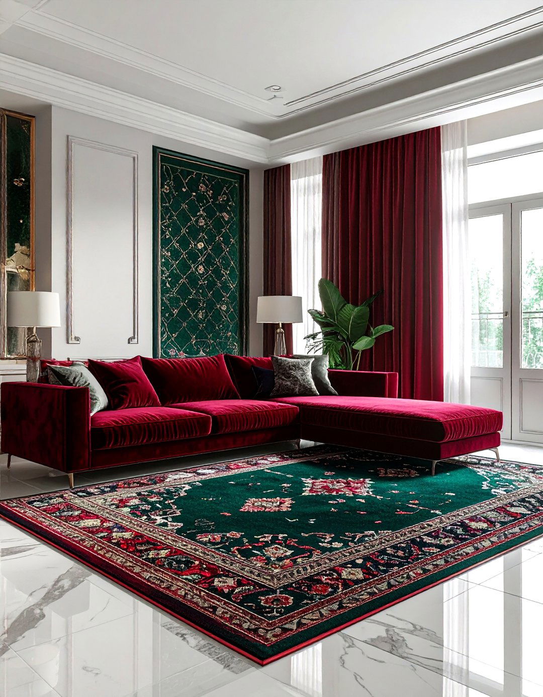 Saturated Oriental Rug Maximalist Space - 30 oriental rug ideas