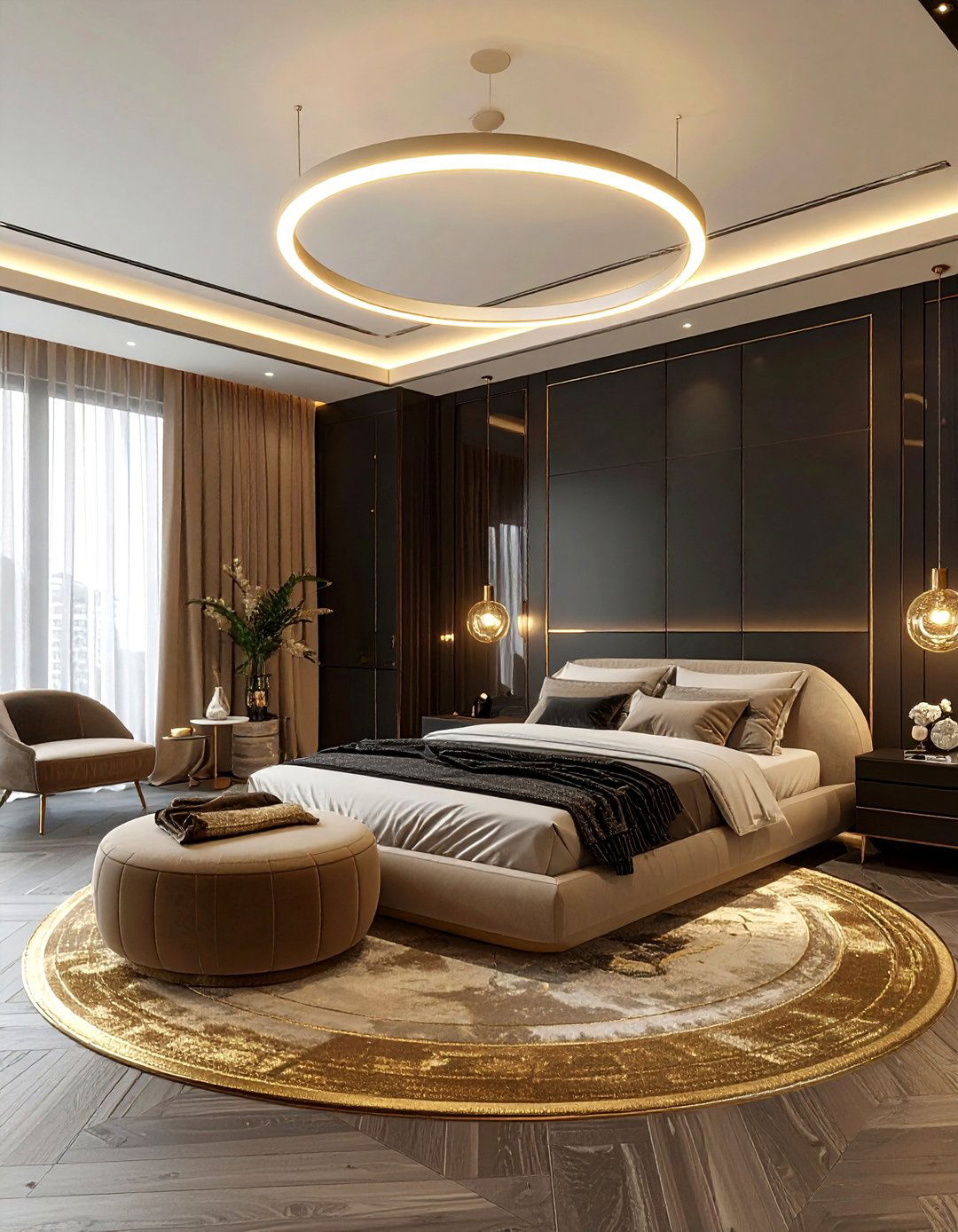 Saturn ring - 30 space themed bedroom ideas