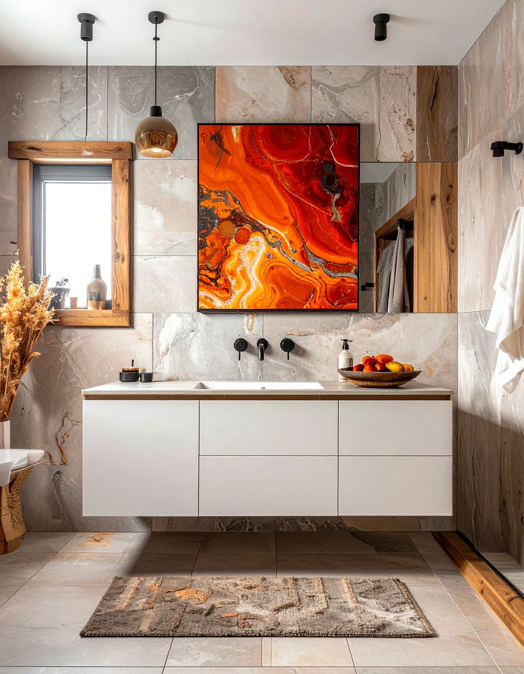 Scabos travertine bathroom tile - 30 travertine tile bathroom ideas