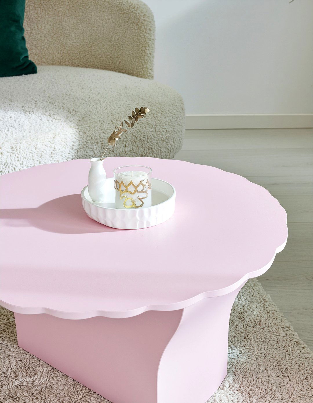 Scalloped Coffee Table - 30 living room coffee tables