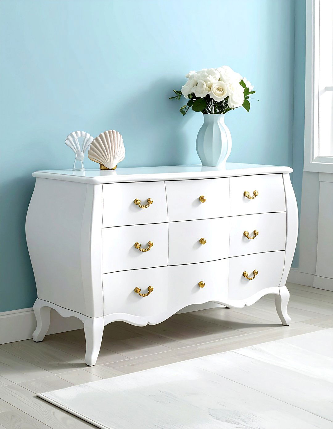 Scalloped Edge Furniture - 30 mermaid bedroom ideas