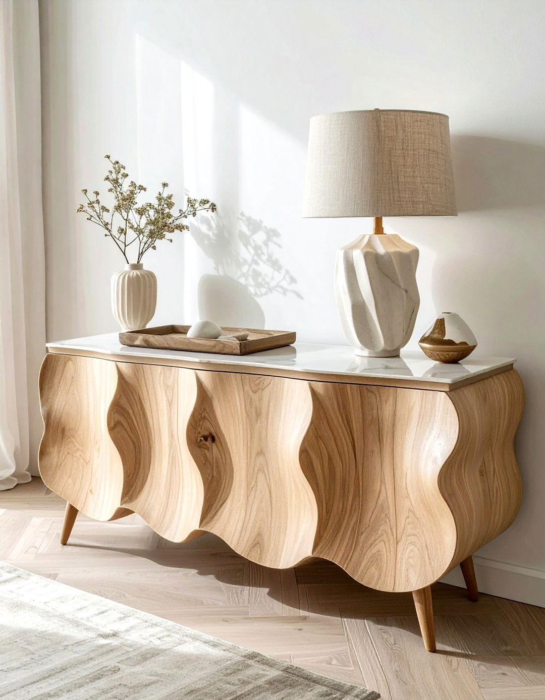 Scalloped Furniture - 30 House Beautiful decor ideas