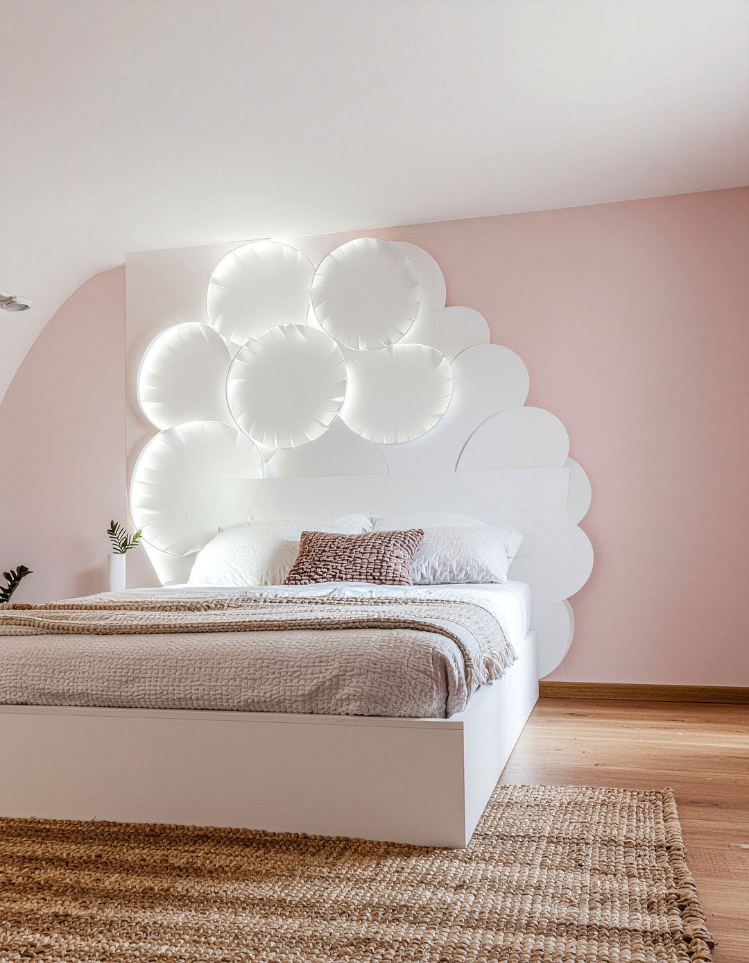 Scalloped Wall Panels - 30 bedroom paneling ideas