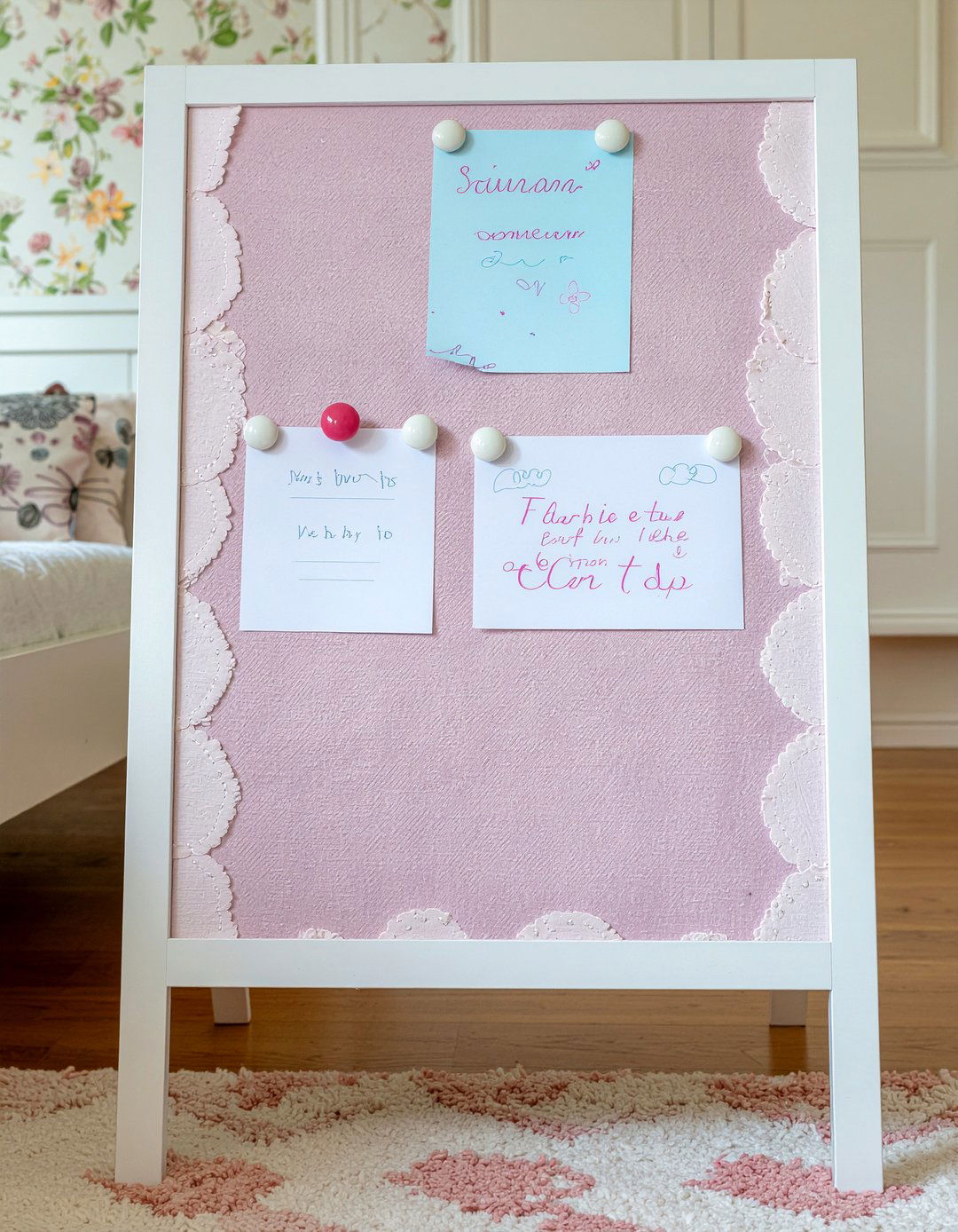 Scalloped edge bulletin board - 30 bedroom bulletin boards