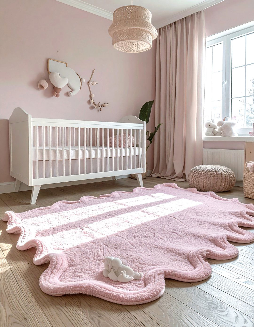 Scalloped edge rug - 30 viral decor ideas