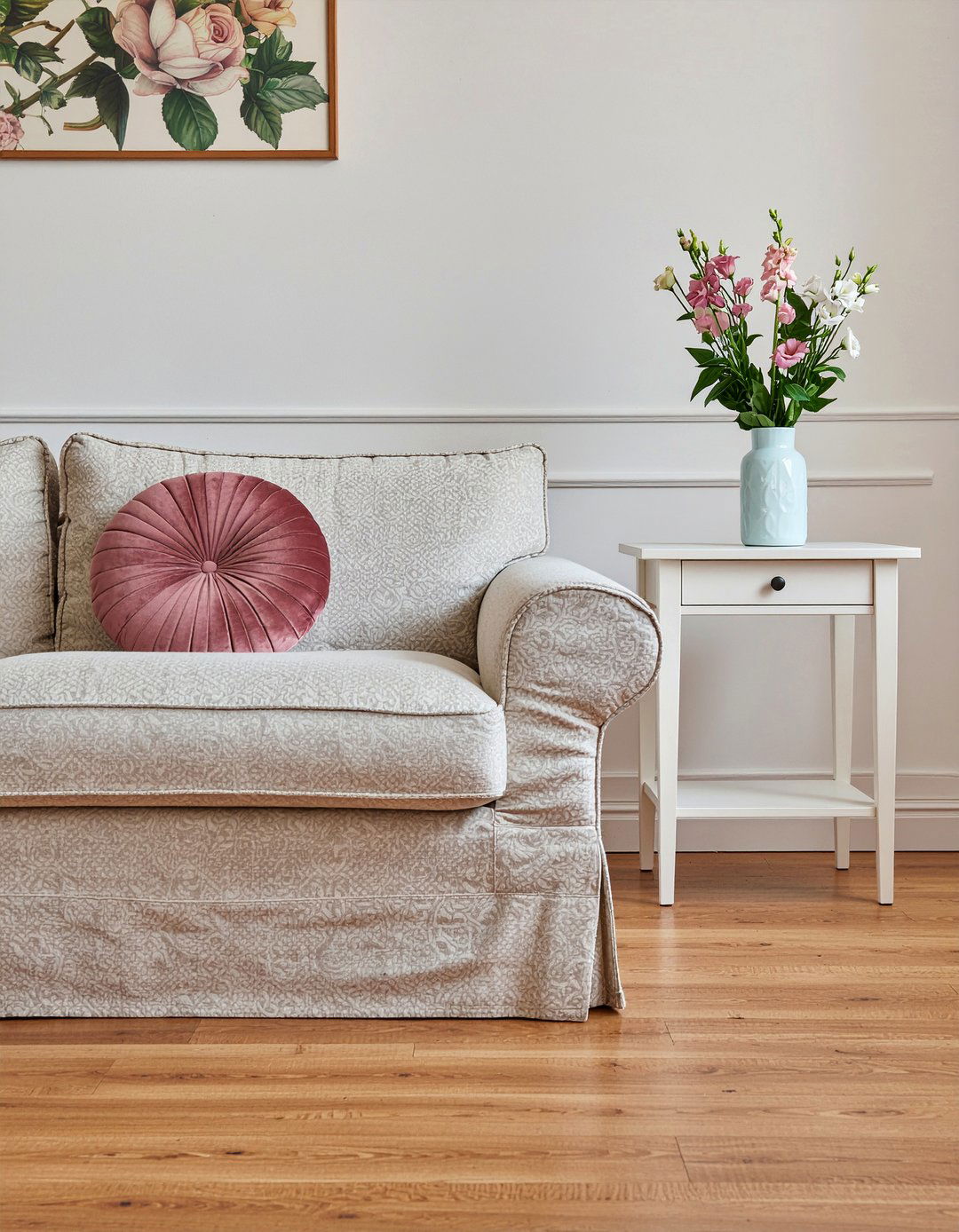 Scalloped edges furniture - 30 living room classic furniture ideas