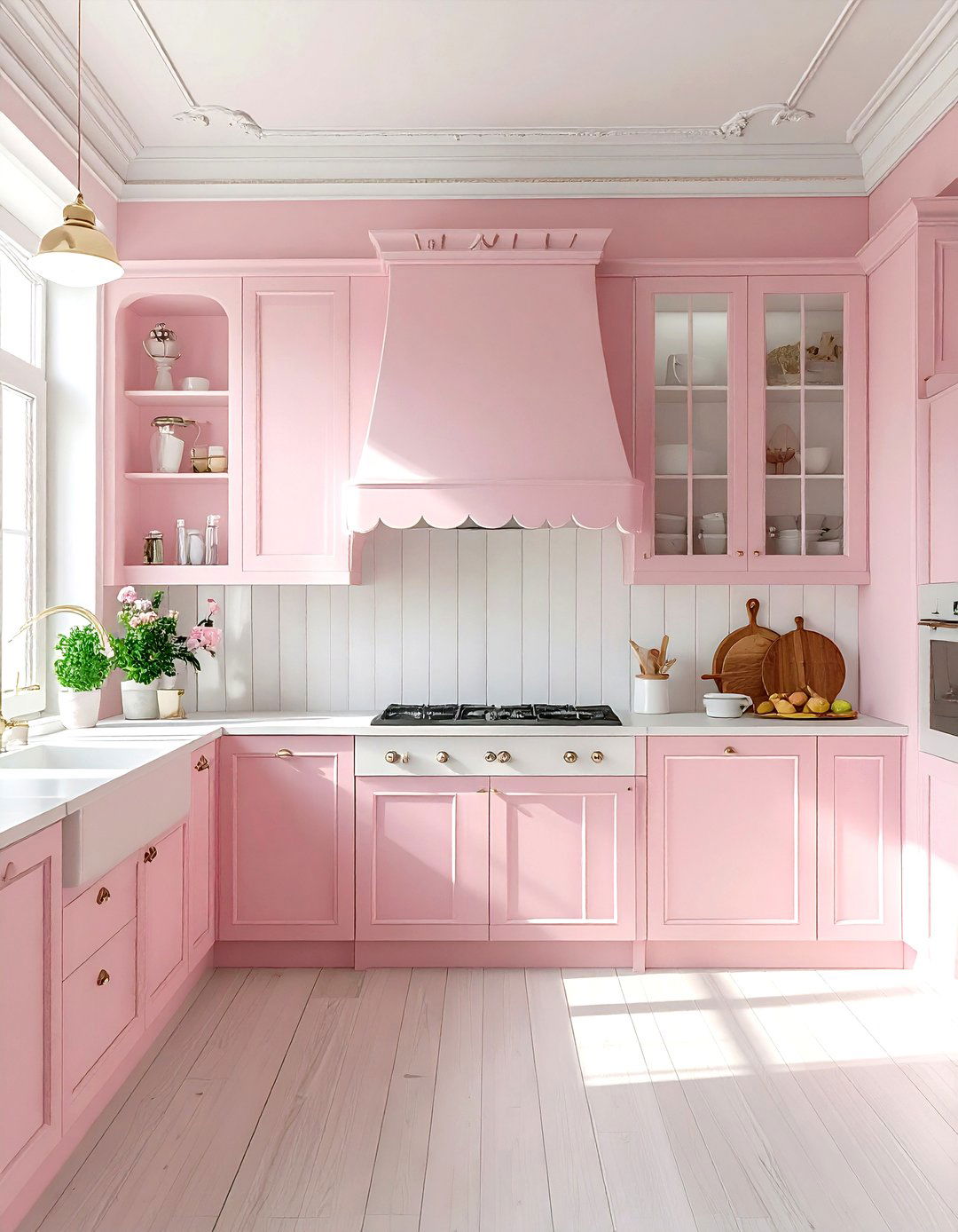 Scalloped wainscoting - 30 kitchen wainscoting ideas