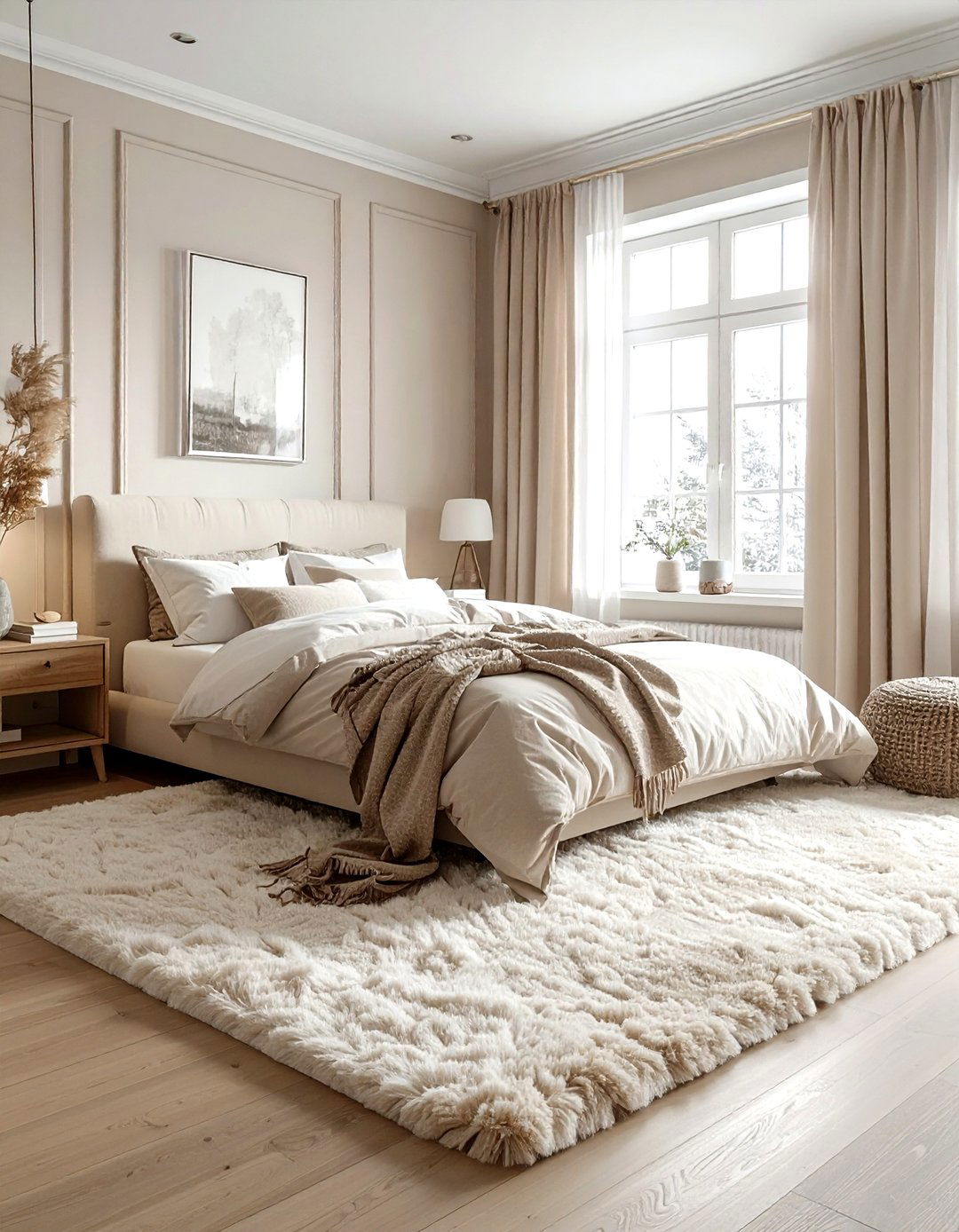 Scandi Beige Bedroom - 30 beige bedroom design ideas