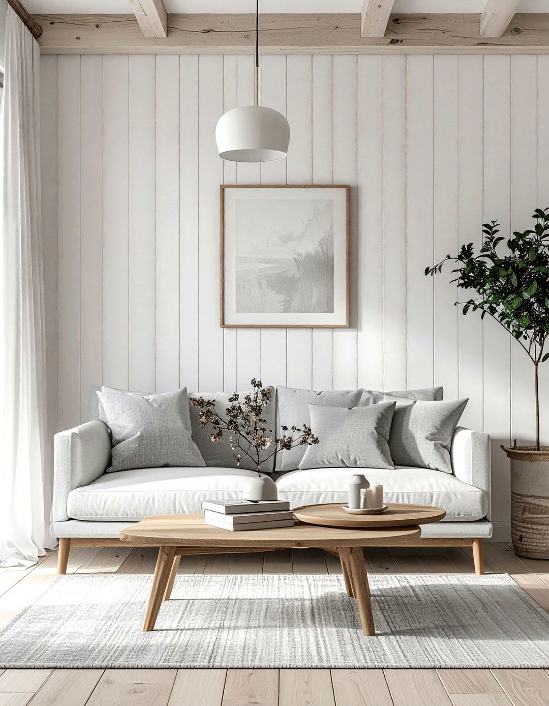 Scandi Board And Batten - 30 living room board and batten ideas