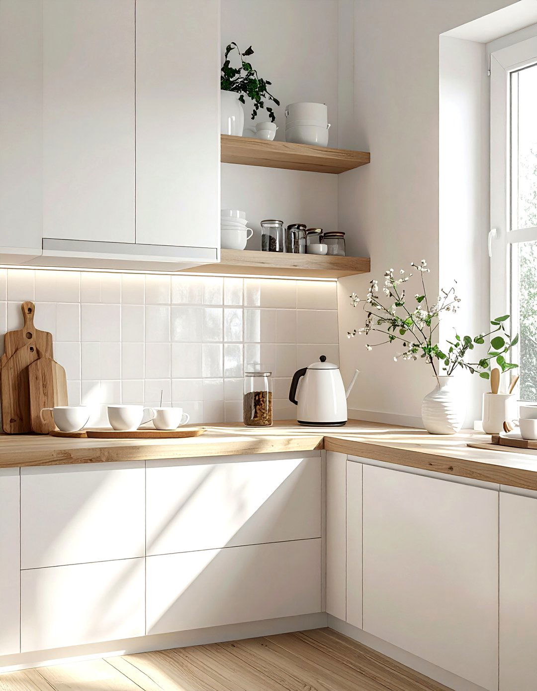 Scandi Coffee Nook - 30 kitchen coffee nook ideas