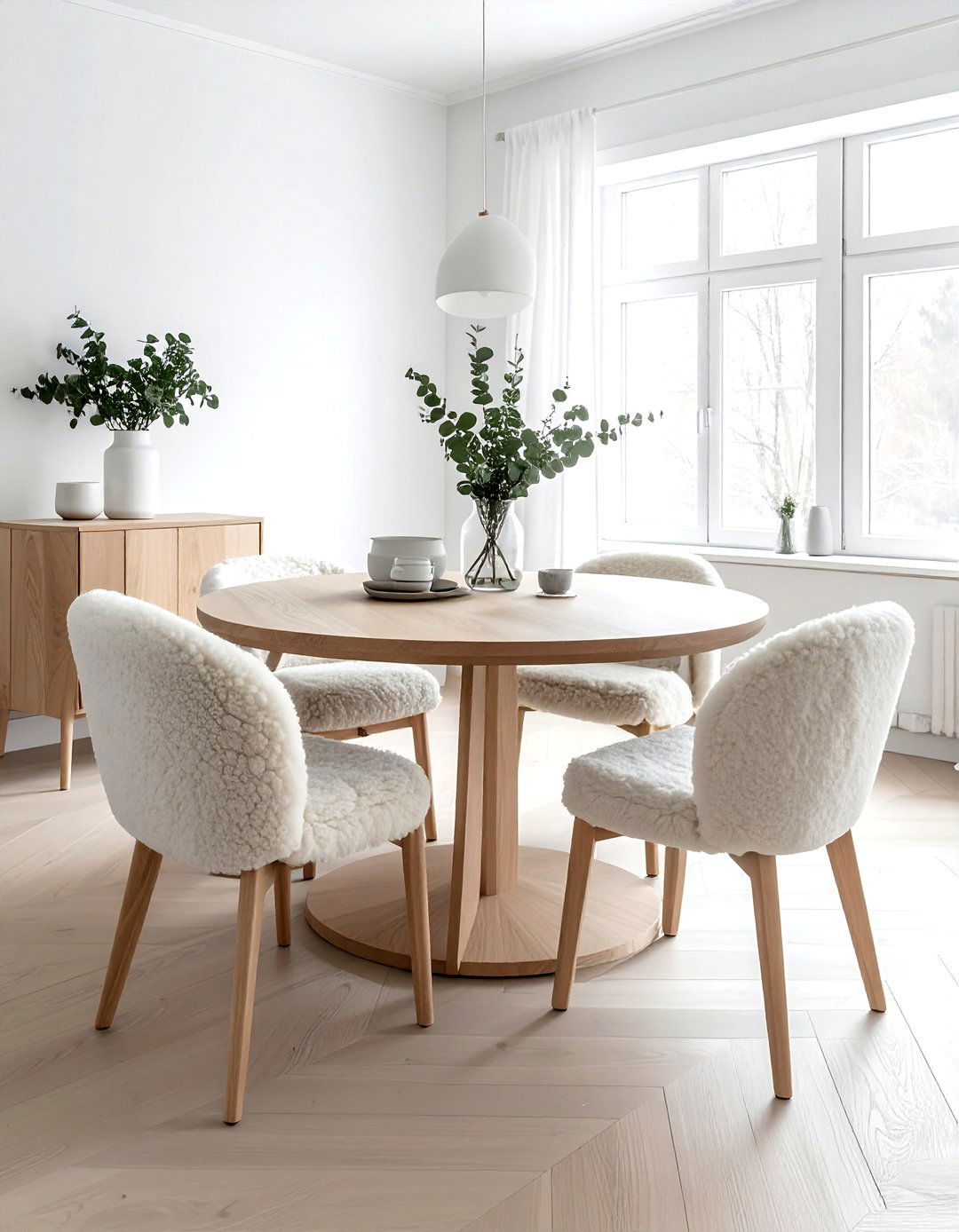 Scandi Forest Dining Room - 30 forest dining room ideas