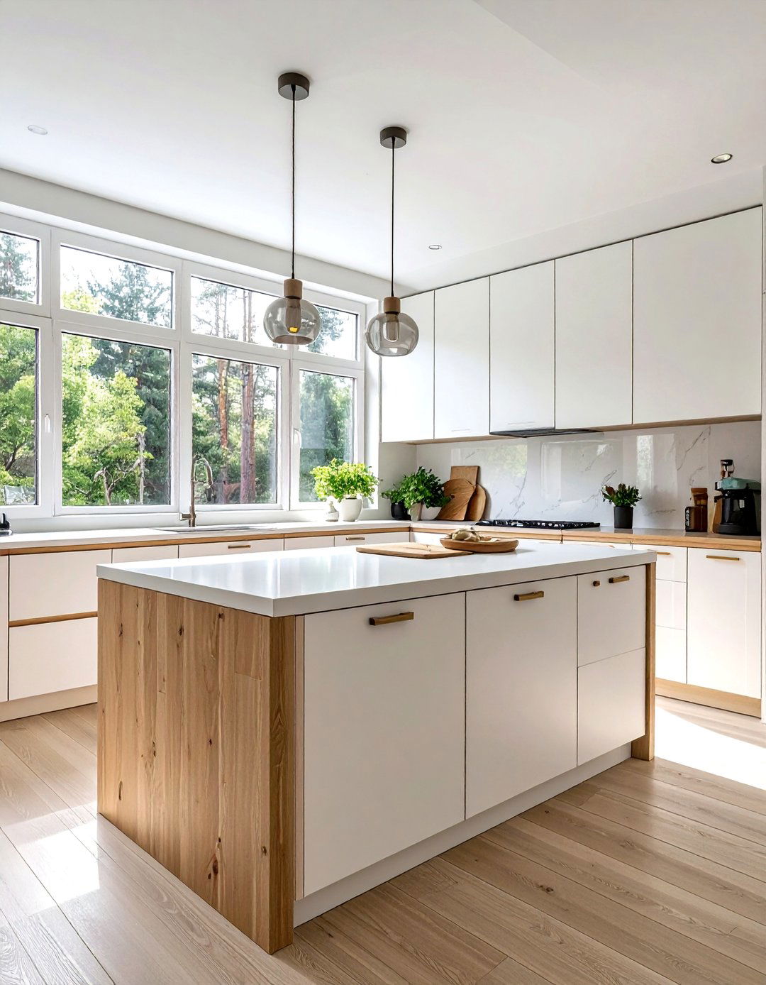 Scandi Kitchen White Countertop - 30 white countertop kitchen ideas