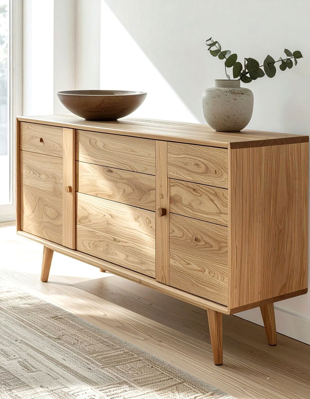 Scandi Light Oak Buffet - 30 dining room sideboard ideas