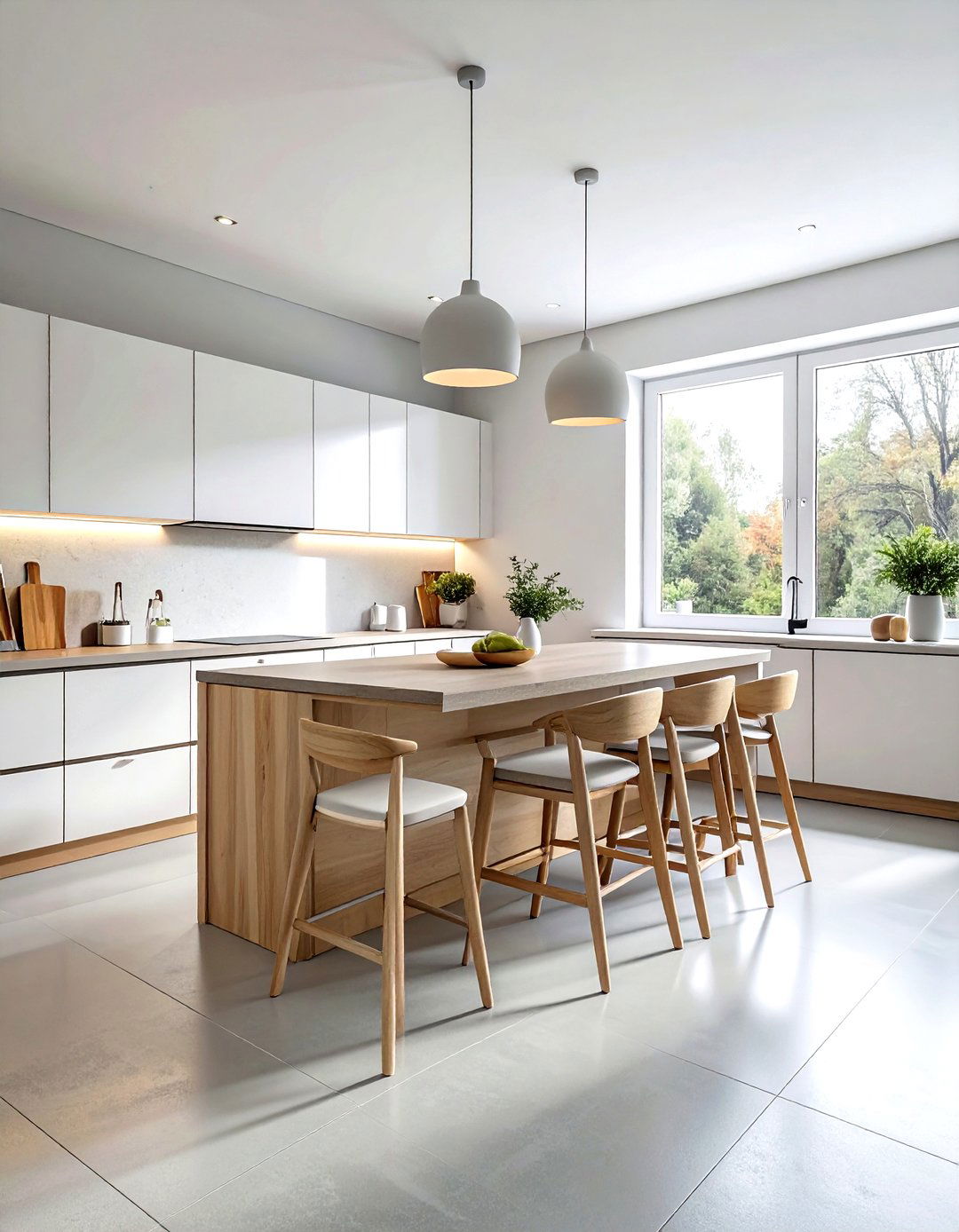 Scandi Linoleum Kitchen - 30 linoleum floor kitchen ideas