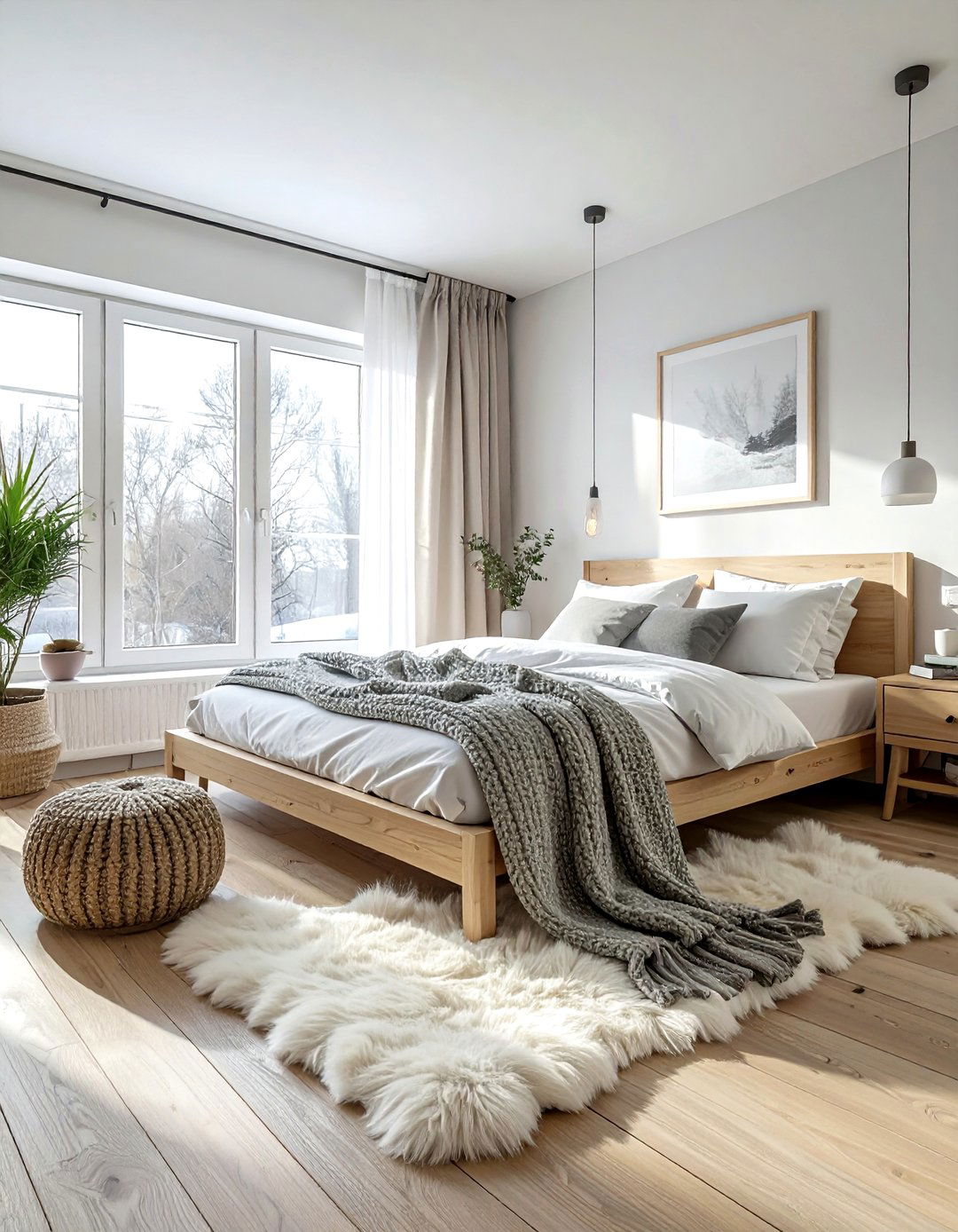 Scandi Minimalist Bedroom - 30 minimalist bedroom ideas