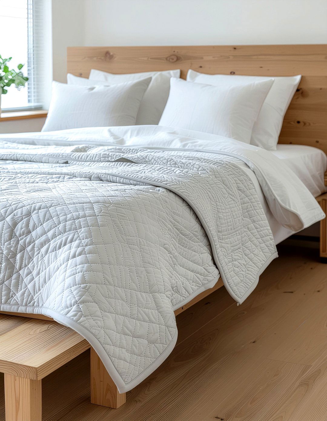 Scandi Minimalist Quilt - 30 bedroom quilts