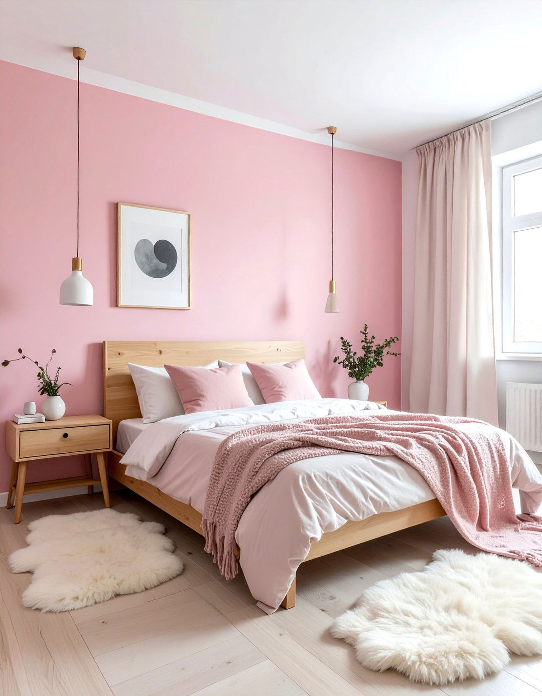 Scandi Pink Bedroom - 30 pink bedroom ideas