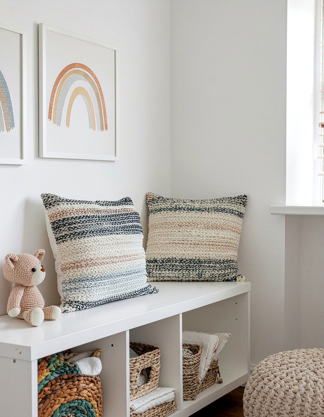 Scandi Rainbow Decor - 30 rainbow bedroom ideas
